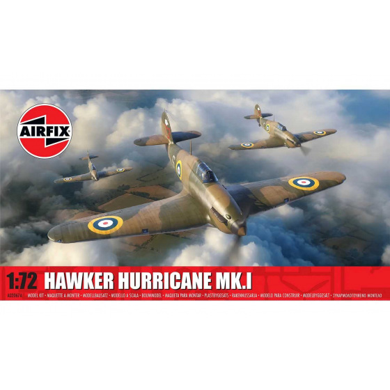 Airfix Classic Kit letadlo A02067A - Hawker Hurricane Mk.I (1:72)
