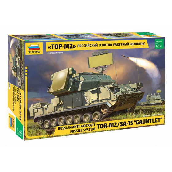 Zvezda Model Kit military 3633 - Russ.TOR M2 Missile System (1:35)