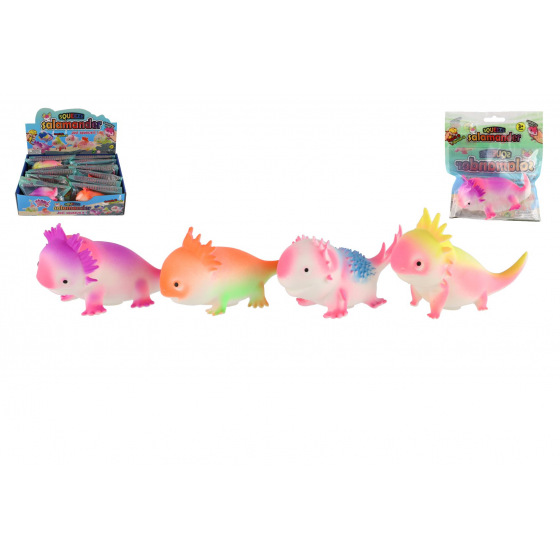 Teddies Mlok antistresový mačkací silikon 12x6cm,různé druhy