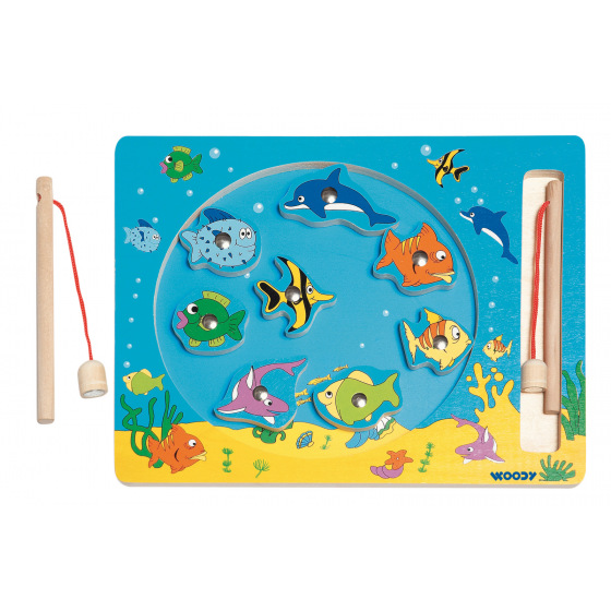 Woody Kruh "Rybolov" - magnetická hra