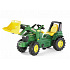 rollytoys Šlapací traktor John Deere s předním nakladačem