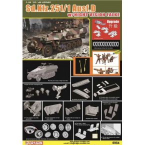 Dragon Model Kit military 6984 - Sd.Kfz.251/1 Ausf.D w/NIGHT VISION (1:35)
