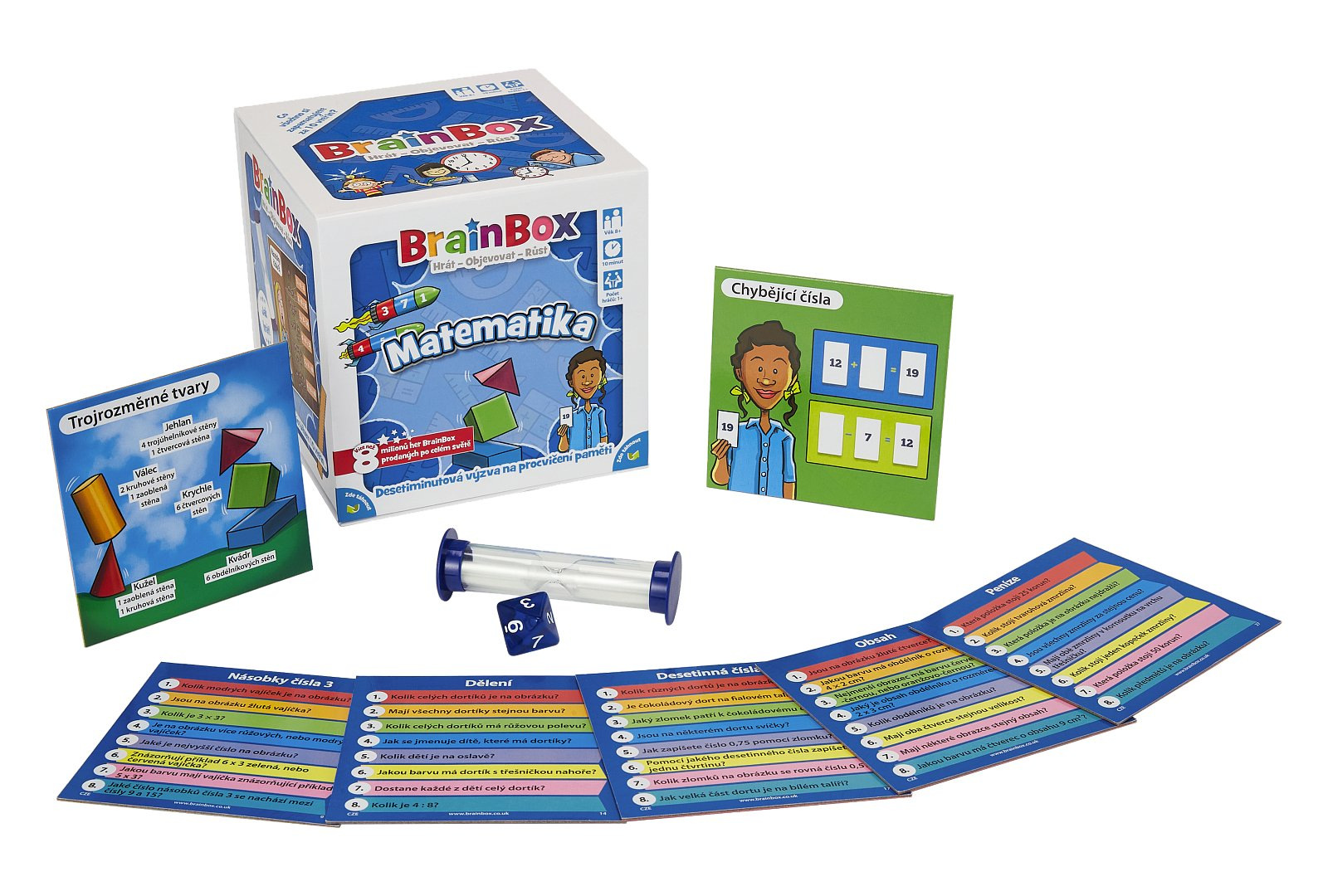 Brain Box Math GreenBoardGames BrainBox - matematika