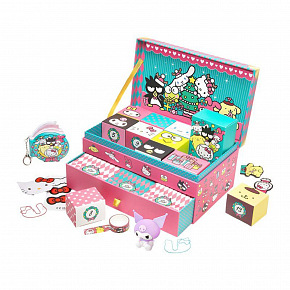 Adventní kalendář Hello Kitty a přátelé v krabici 30x13x18cm