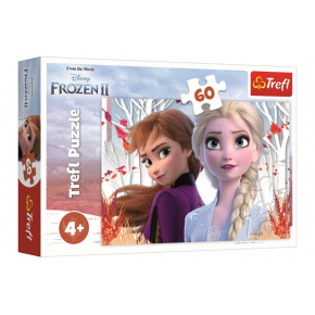 Trefl Puzzle Ľadové kráľovstvo II / Frozen II 60 dielikov 33x22cm v krabici 21x14x4cm