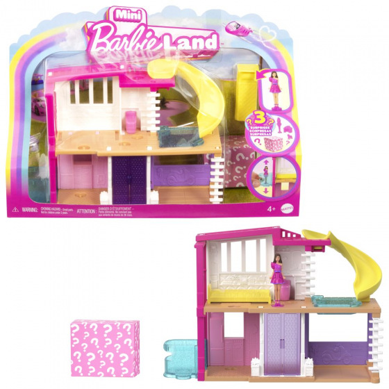 Mattel Barbie MINI BARBIELAND DOMEČEK - MALIBU DŮM