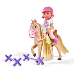 Simba lalka Evička z koniem