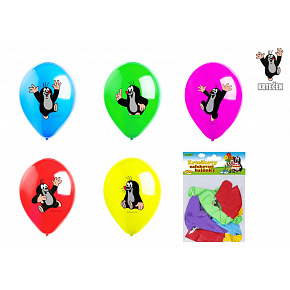 Balonek/Balonky nafukovací Krtek 12" průměr 30 cm 5ks v sáčku 13,5x18cm karneval Balonek/Balonky nafukovací Krtek 12" průměr 30 cm 5ks v sáčku 13,5x18cm karneval