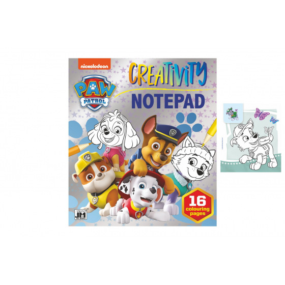 Jiri Models Malblock zum Ausmalen - Malbuch Paw Patrol 22x25cm