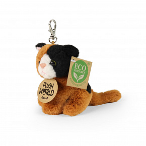 Rappa Plyšová klíčenka / přívěšek kočka 9 cm ECO-FRIENDLY PLUSH WORLD