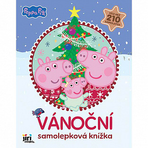 Jiri Models Vánoční samolepková knížka Prasátko Peppa Jiri Models Vánoční samolepková knížka Prasátko Peppa