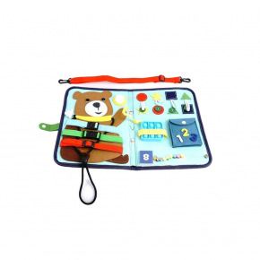 Rappa 2Kids Toys Senzorická kniha Medvídek Rappa 2Kids Toys Senzorická kniha Medvídek