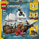 LEGO Creator 3-in-1 31387 Ikonisches Piratenschiff