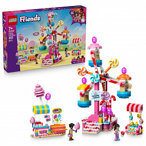 LEGO® Friends 42700 Süßigkeiten- und Cupcake-Karussell