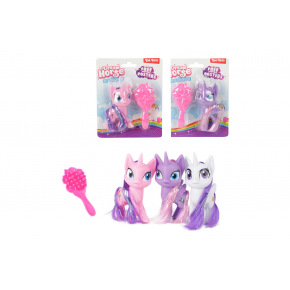 Teddies Mini grzebień Unicorn z grzebykiem plastikowy 10cm 3 kolory na karcie 12,5x15cm Teddies Mini grzebień Unicorn z grzebykiem plastikowy 10cm 3 kolory na karcie 12,5x15cm