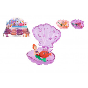 Teddies Meerjungfrau aus Kunststoff 10cm mit Zubehör, verschiedene Arten in Muschel 11x5x10cm Teddies Meerjungfrau aus Kunststoff 10cm mit Zubehör, verschiedene Arten in Muschel 11x5x10cm