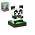 Lampička Panda Minecraft na baterie v krabičce 10,5x14x9cm