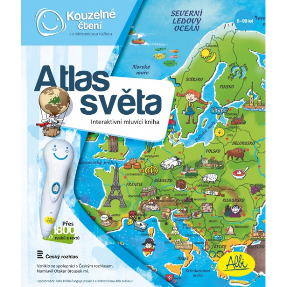 Albi Kouzelné čtení Kniha Atlas světa