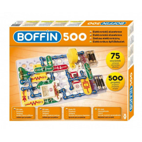 Boffin Stavebnica Boffin 500 elektronická 500 projektov na batérie 75ks v krabici