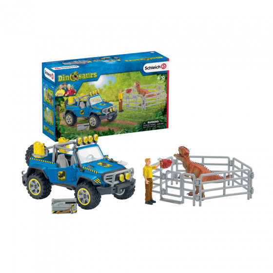 Schleich 41464 Samochód terenowy z wybiegiem dla dinozaura