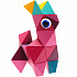Hape Stavebnica Trido - Flamingo Medium, 24 dielikov