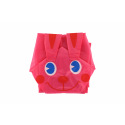Teddies Kinderregenmantel Hase Größe 110-120cm rosa im Beutel 23x25cm