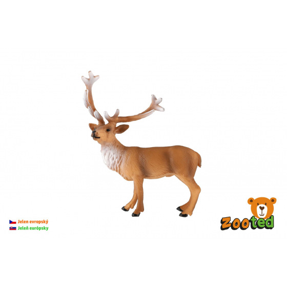 Jelen evropský zooted plast 16cm 