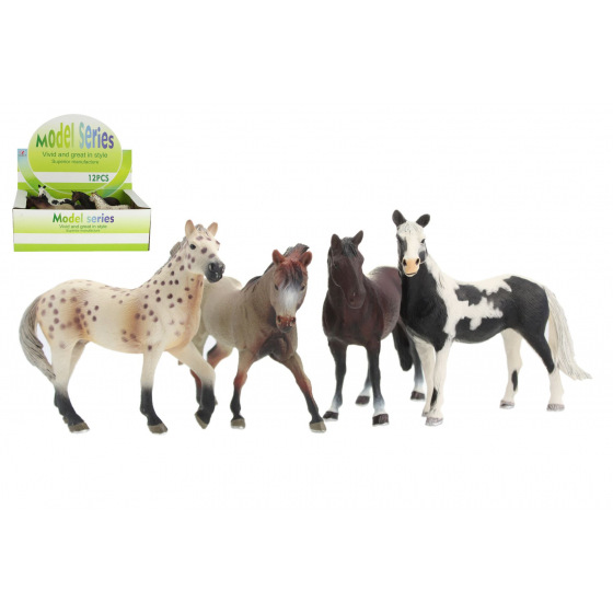 Kůň plast 15cm 4 barvy