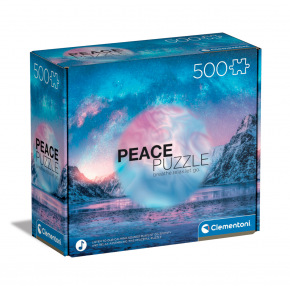 Clementoni Puzzle 500 dílků Peace - Light Blue