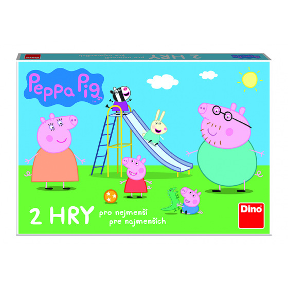 Dino PEPPA PIG POJĎ SI HRÁT A SKLUZAVKY Dětská hra