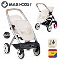 Smoby Sportwagen für Puppenzwillinge Maxi Cosi beige