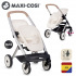 Smoby Sportwagen für Puppenzwillinge Maxi Cosi beige