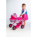 Teddies Puppenwagen Ewa tief 35x54x53cm für Puppen, sortiert in 4 Farben