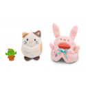 NICI Mymochi Kočka Angy v kostýmu králíčka - dárkové balení