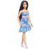 Mattel Barbie MODEL - BLAUES KLEID MIT SCHMETTERLINGEN