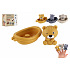 Teddies Gumowe łódeczki do wanny ze zwierzątkami 6 sztuk w pudełku 18m+