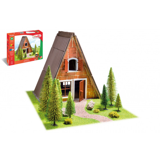 Směr  Zestaw do budowania Teifoc Fińska kabina 160 sztuk w pudełku 35x29x8cm