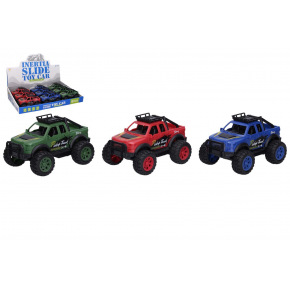 Wiky Auto terénní pick up plast 13cm na setrvačník 3 barvy