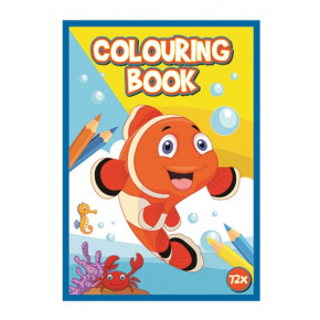 Rappa Kniha omalovánek 72 stran A4 Mořský svět