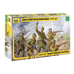 Zvezda Wargames figurky 8077 - Soviet Infantry WWII (1:72)