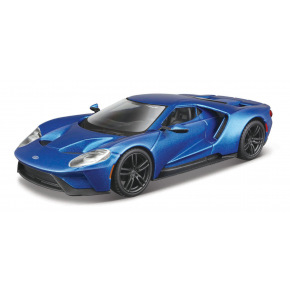 Bburago - Auta HOBBY,  2017 Ford GT, modrá metalíza, 1:32