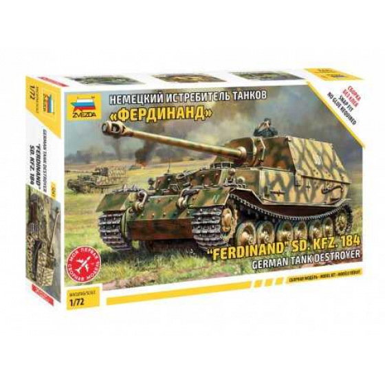 Zvezda Model Kit tank 5041 - Ferdinand Sd.Kfz.184 (1:72)