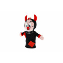 Teddies Teufelchen/Teufel Handpuppe aus Plüsch 30cm auf Karte 0m+