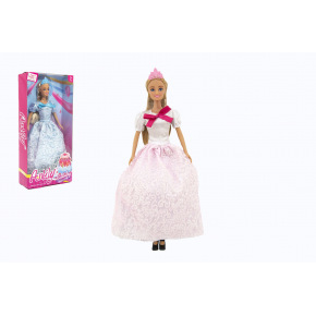 Teddies Lalka Anlily Princess przegubowa 30cm plastikowa 2 kolory w pudełku 15x32x6cm