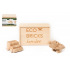 Stavebnice dřevěná 45ks ECO Bricks v dřevěné krabičce 15x9,5x11,5cm