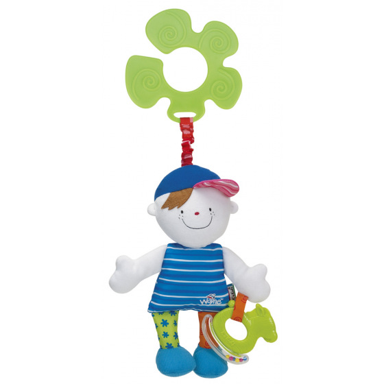 K´s Kids Úchyt na kočárek - veselý kluk Wayne