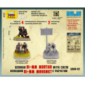 Zvezda Wargames (WWII) figurky 6111 - German 81mm Mortar with Crew (1:72)