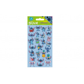 Samolepky Lilo a Stitch modré 25ks ve fólii
