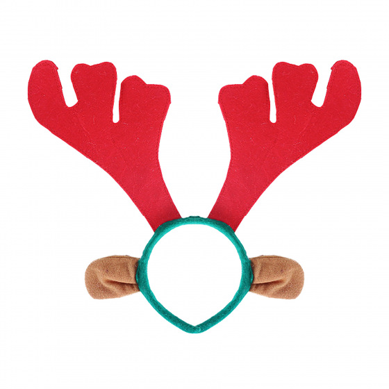 Rappa Vianočná čelenka sob s ušami