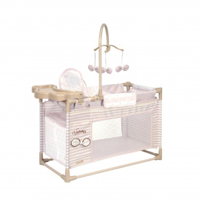 Rappa DeCuevas 53178 Moje první postýlka pro panenky s hracím centrem Verona 2025